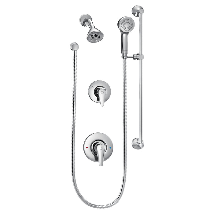 Moen Commercial T9342EP15 transfer Posi-Temp(R) all-metal trim kits, chrome