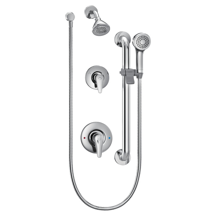 Moen Commercial T9342GBM15 transfer Posi-Temp(R) all-metal trim kits, chrome stainless