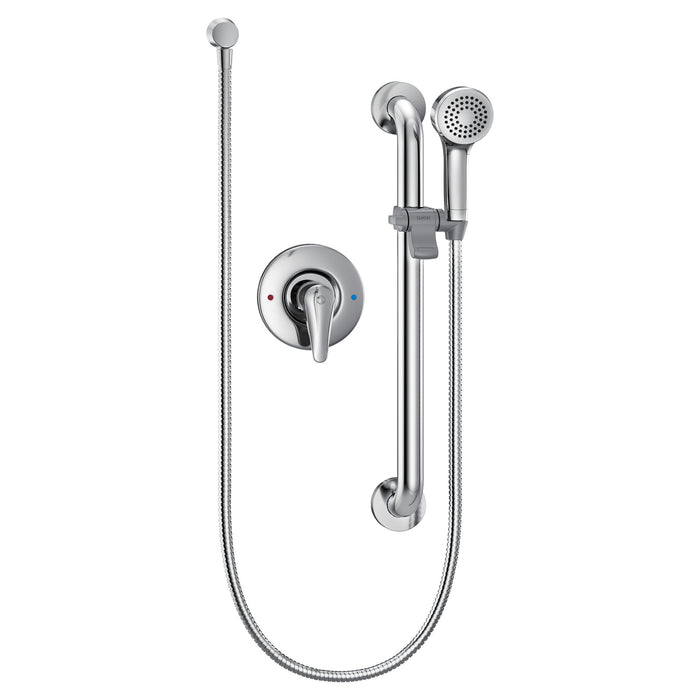 Moen Commercial T9346GBM15 Posi-Temp(R) all-metal trim kits, chrome stainless