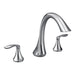 Moen Eva T943 Two-Handle Roman Tub Faucet, chrome