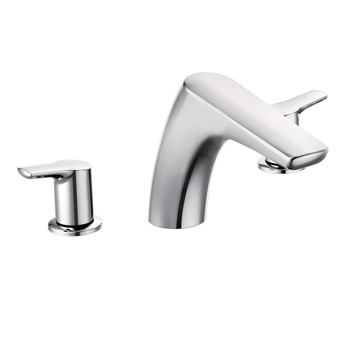 Moen T986 Method Two Handle Low Arc Roman Tub Faucet, chrome