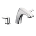 Moen T986 Method Two Handle Low Arc Roman Tub Faucet, chrome