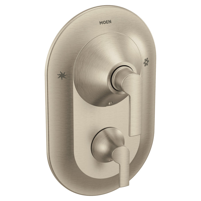 Moen Doux TS2200 Posi-Temp(R) with diverter valve trim, brushed nickel