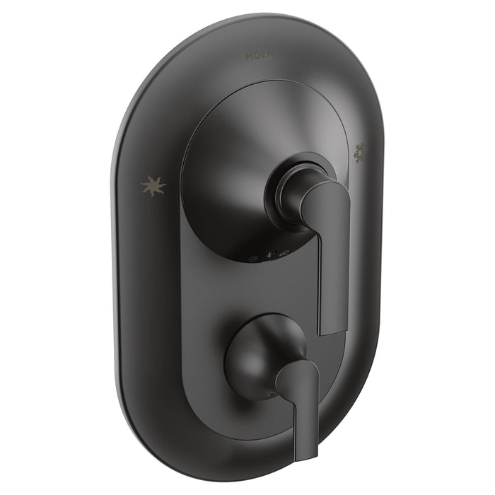 Moen Doux TS2200 Posi-Temp(R) with diverter valve trim, matte black