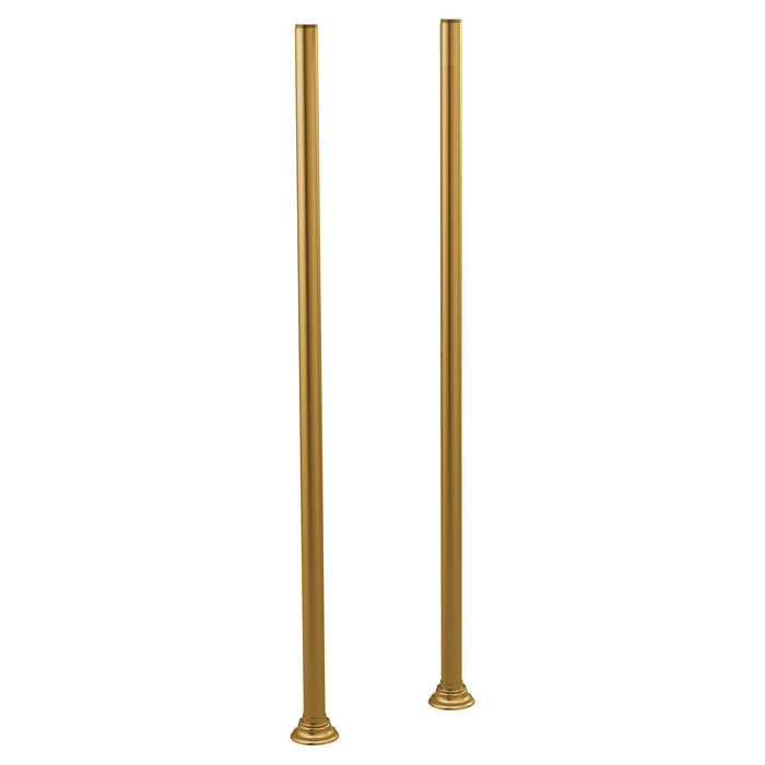 Moen Weymouth TS25105 Floor Mount Tub Filler Riser, brushed gold