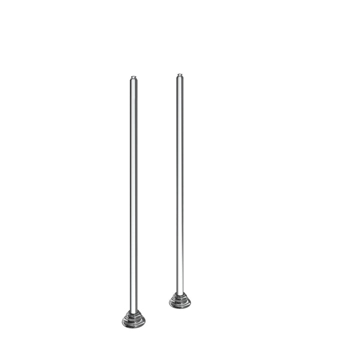Moen Weymouth TS25105 Floor Mount Tub Filler Riser, chrome