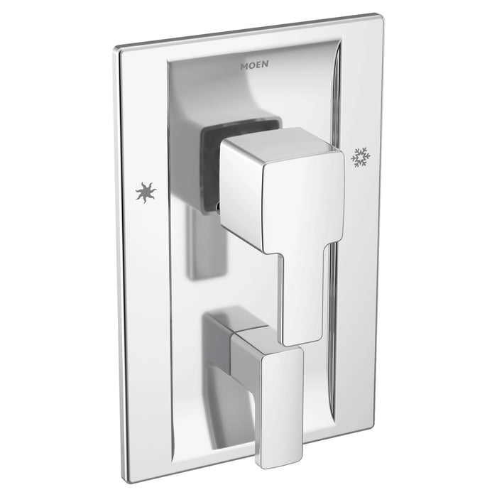 Moen 90 Degree TS2710 Posi-Temp(R) with diverter valve trim, chrome