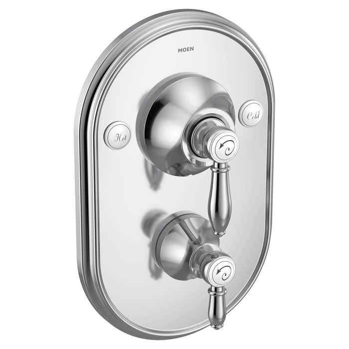 Moen Weymouth TS32100 Posi-Temp(R) with diverter tub/shower valve only, chrome