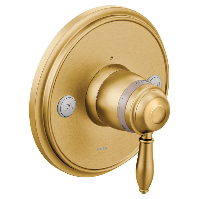 Moen Weymouth TS32110 ExactTemp(R) valve trim, brushed gold
