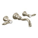 Moen TS42106 Two-Handle Wall Mount Bathroom Faucet, polished nickel