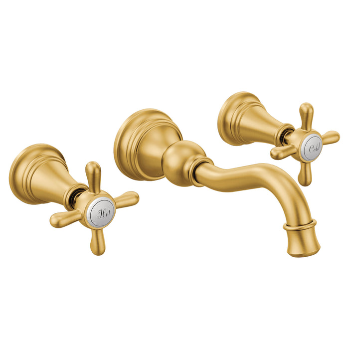 Moen Weymouth TS42112 Two-Handle Wall Mount Bathroom Faucet