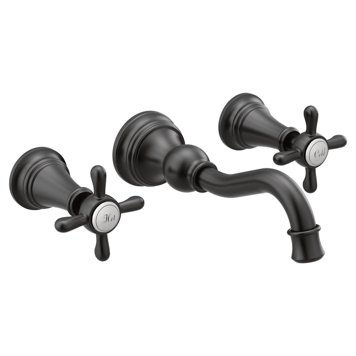 Moen Weymouth TS42112 Two-Handle Wall Mount Bathroom Faucet