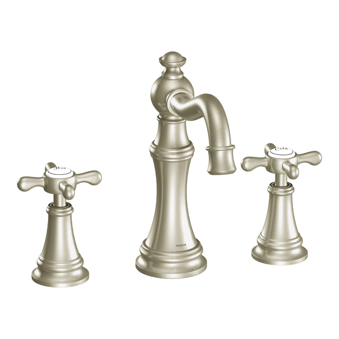 Moen TS42114 Two-Handle Bathroom Faucet, brushed nickel