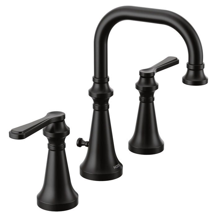 Moen TS44102 Two-Handle Bathroom Faucet, matte black