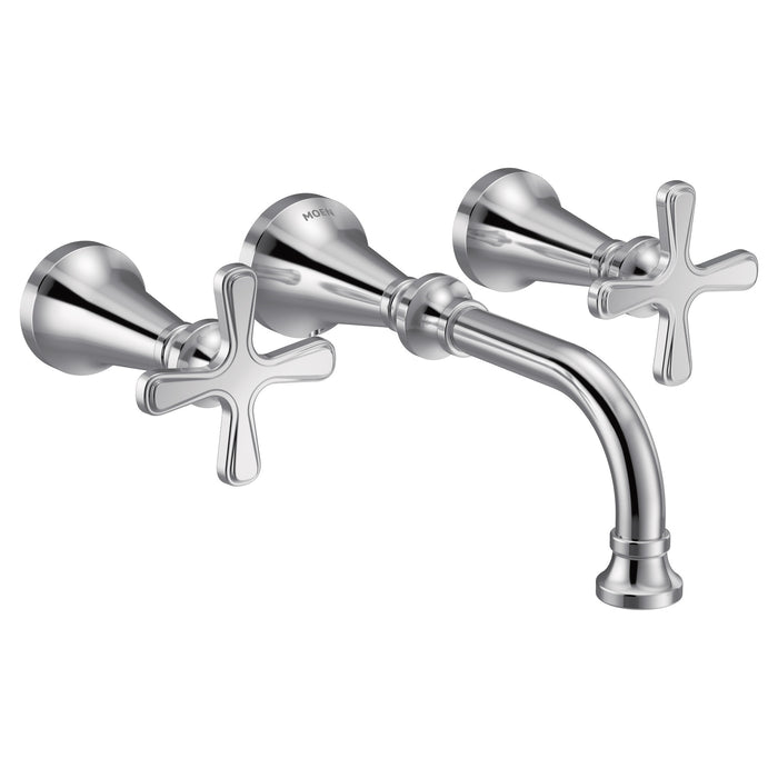 Moen Colinet TS44105 Two-Handle Wall Mount Bathroom Faucet