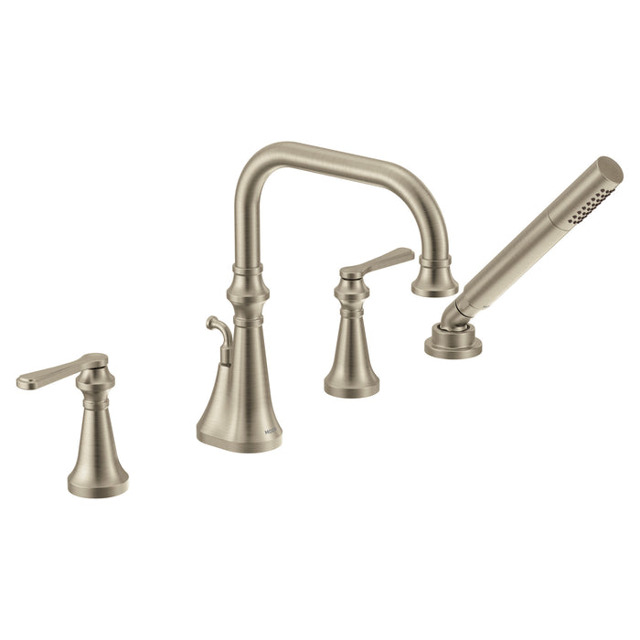 Moen Colinet TS44504 Two-Handle Roman Tub Faucet, brushed nickel
