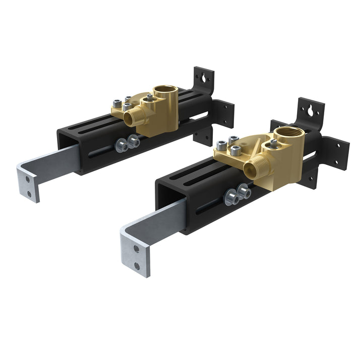 Moen TS50200 Double Riser Floor Mount Tub Filler Mounting System, default