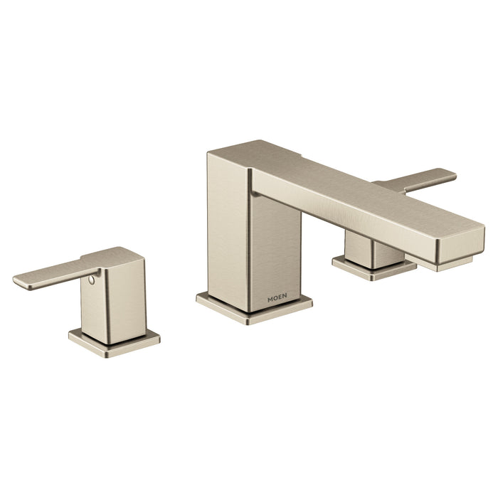 Moen 90 Degree TS913 Two-Handle Roman Tub Faucet, brushed nickel