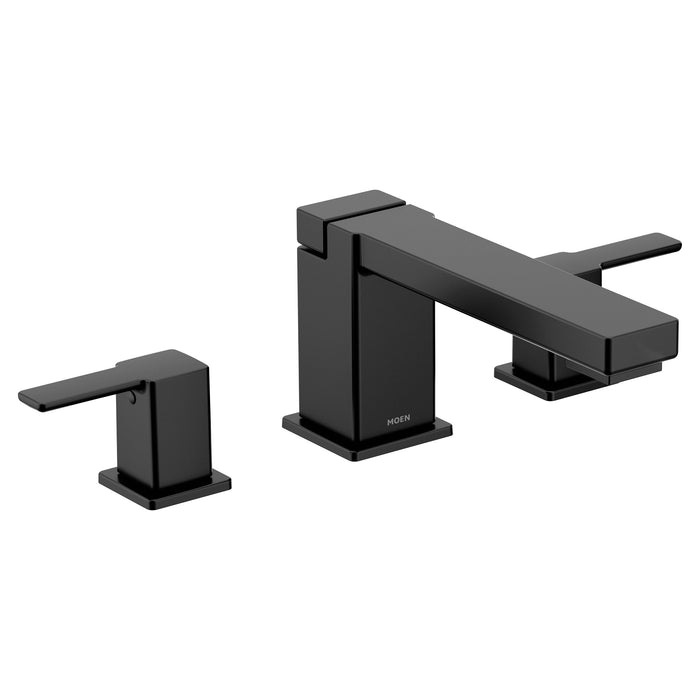 Moen 90 Degree TS913 Two-Handle Roman Tub Faucet, matte black