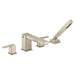 Moen 90 Degree TS914 Two-Handle Roman Tub Faucet Includes Hand Shower, brushed nickel