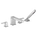 Moen 90 Degree TS914 Two-Handle Roman Tub Faucet Includes Hand Shower, chrome