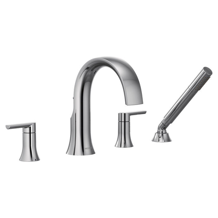 Moen Doux TS984 Two-Handle Roman Tub Faucet, chrome