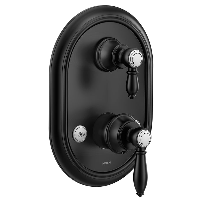 Moen Weymouth UTS4311 M-CORE 3-Series With Integrated Transfer Valve Trim, matte black