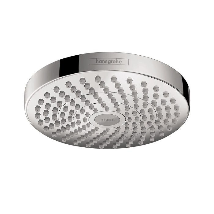 hansgrohe Croma Select S Showerhead 180 2-Jet, 2.5 GPM
