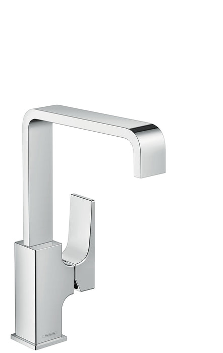 hansgrohe Metropol Single-Hole Faucet 230 with Lever Handle and Swivel Spout, 1.2 GPM