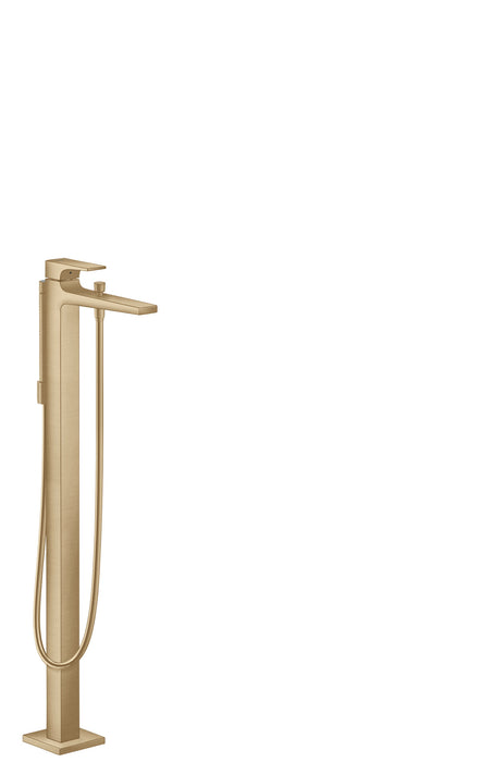 hansgrohe Metropol Freestanding Tub Filler Trim with Lever Handle and 1.75 GPM Handshower