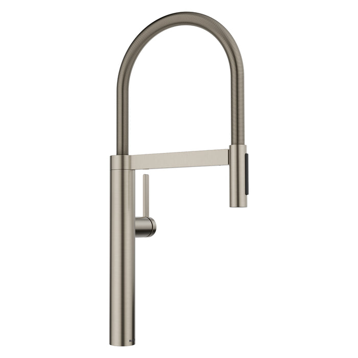 BLANCO Culina II Semi-Pro Pull-Down Dual-Spray Kitchen Faucet - Satin Platinum