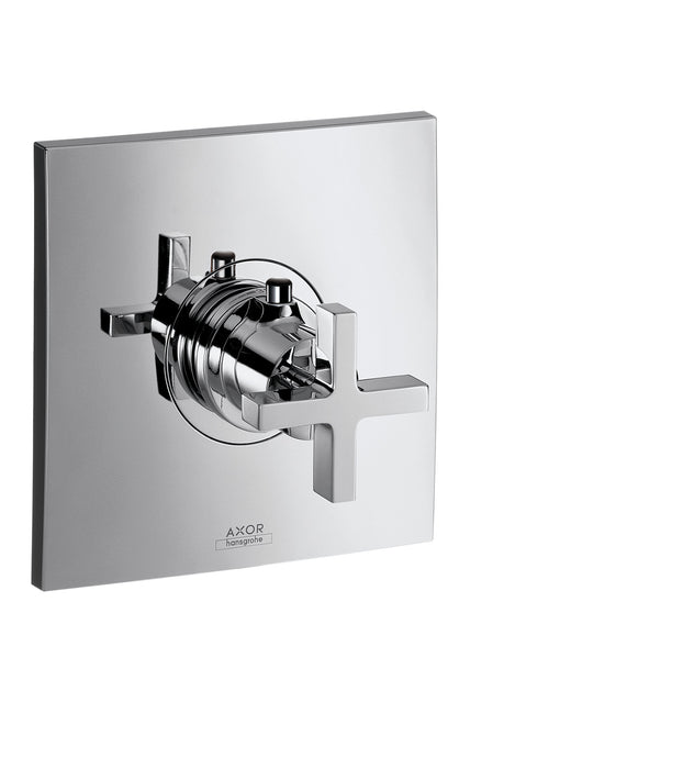 AXOR Citterio Thermostatic Trim HighFlow with Cross Handle