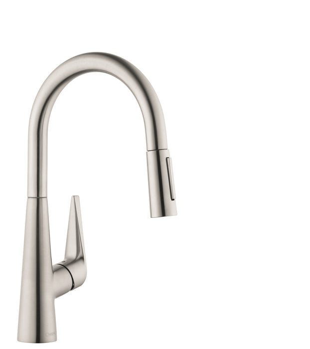 hansgrohe Talis S HighArc Kitchen Faucet, 2-Spray Pull-Down, 1.75 GPM