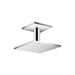 AXOR ShowerSolutions Showerhead 250 Square 2-Jet Ceiling Connection, 2.5 GPM
