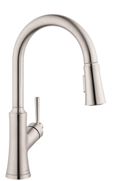 hansgrohe Joleena HighArc Kitchen Faucet, 2-Spray Pull-Down, 1.75 GPM