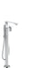 AXOR Edge Freestanding Tub Filler Trim with 1.75 GPM Handshower - Diamond Cut