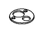 KOHLER K-1102614 Trim Ring, Polished Chrome