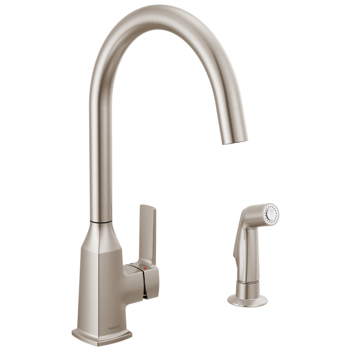 Peerless Ezra P1971LF Single-Handle Kitchen Faucet with Spray