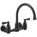 Two-handle wall-mount kitchen faucet