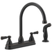Two-Handle Kitchen Faucet with Spray