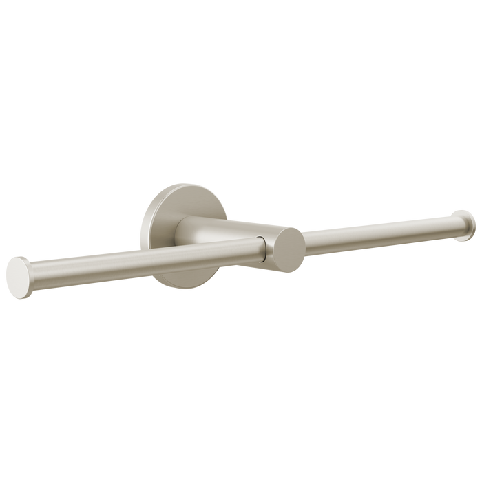 Double toilet paper holder