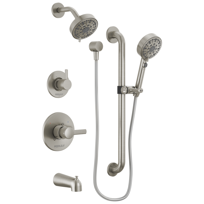 ADA tub shower and hand shower