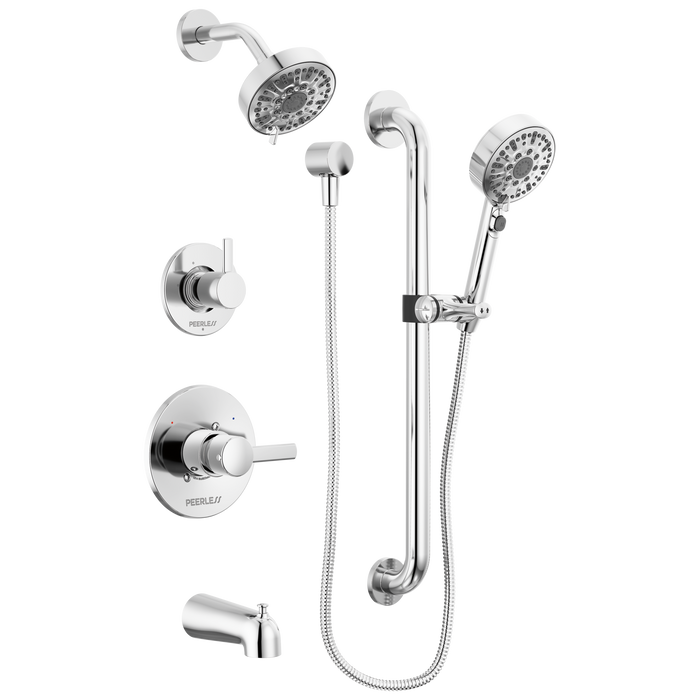 ADA tub shower and hand shower
