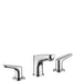 hansgrohe Focus Widespread Faucet 100 with Pop-Up Drain, 1.0 GPM