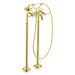 AXOR Montreux 2-Handle Freestanding Tub Filler Trim with Lever Handles and 1.8 GPM Handshower