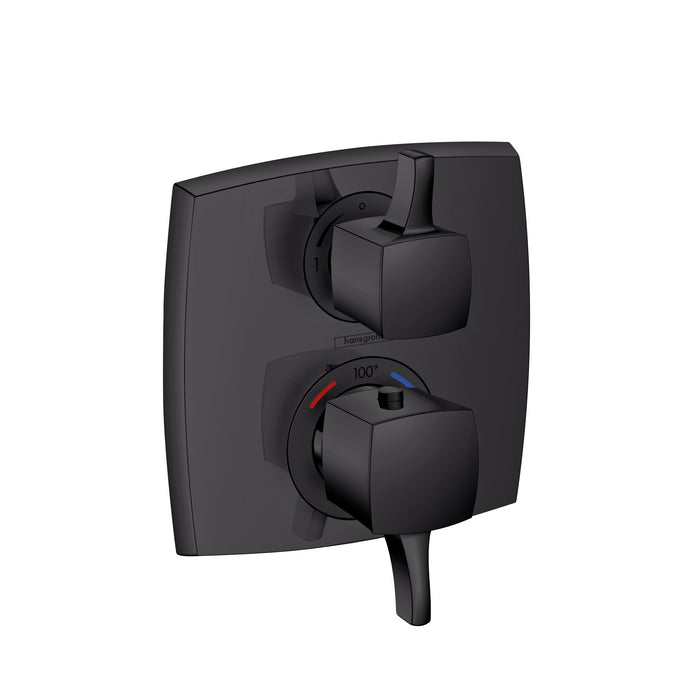 hansgrohe Ecostat Classic Thermostatic Trim with Volume Control, Square