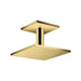 AXOR ShowerSolutions Showerhead 250 Square 2-Jet Ceiling Connection, 2.5 GPM
