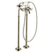 AXOR Montreux 2-Handle Freestanding Tub Filler Trim with Cross Handles and 1.8 GPM Handshower