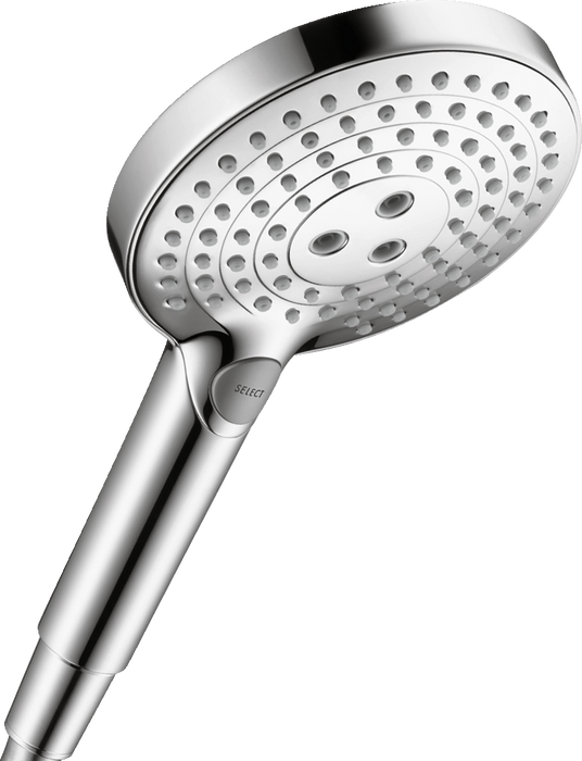hansgrohe Raindance Select S Handshower 120 3-Jet PowderRain, 2.5 GPM