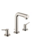hansgrohe Talis S Widespread Faucet 150 with Pop-Up Drain, 1.2 GPM